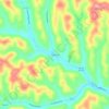 Prosperity topographic map, elevation, terrain