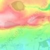 Longstone Edge topographic map, elevation, terrain