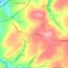 Praze topographic map, elevation, terrain