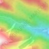 Chasm Falls topographic map, elevation, terrain