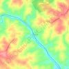 Huddleston topographic map, elevation, terrain