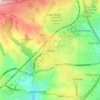 Wyke topographic map, elevation, terrain