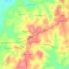 Hickory Hill topographic map, elevation, terrain