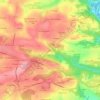 Perros topographic map, elevation, terrain
