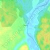 Речки topographic map, elevation, terrain