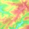 Le Touquet topographic map, elevation, terrain