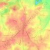 Mill Grove topographic map, elevation, terrain