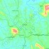 Karkala topographic map, elevation, terrain
