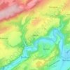 Warre topographic map, elevation, terrain