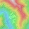 珠村 topographic map, elevation, terrain