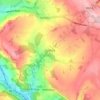 Dethick topographic map, elevation, terrain