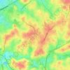 North Druid Hills topographic map, elevation, terrain