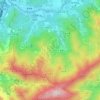 Aroukeng topographic map, elevation, terrain