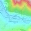 Blackinton topographic map, elevation, terrain