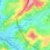 Le Courtil des Sept Mesure topographic map, elevation, terrain