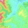 El Retiro topographic map, elevation, terrain