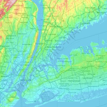 Twin Island topographic map, elevation, terrain