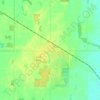 Cardiff topographic map, elevation, terrain