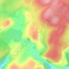 Banc Y Garth topographic map, elevation, terrain