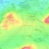 Caldhame topographic map, elevation, terrain