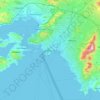 Piraeus topographic map, elevation, terrain