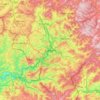 Siegen topographic map, elevation, terrain