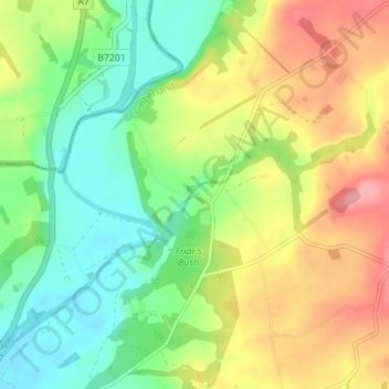 Carwinley topographic map, elevation, terrain