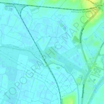 Weatherlees Hill topographic map, elevation, terrain