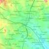 Kuppam topographic map, elevation, terrain