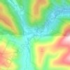 Big Indian topographic map, elevation, terrain