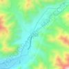 Huaycán de Cieneguilla topographic map, elevation, terrain