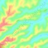 Atherton Tableland topographic map, elevation, terrain