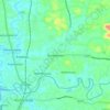 Dankotuwa topographic map, elevation, terrain