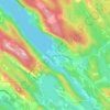 Lonevåg topographic map, elevation, terrain