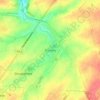 Thuillies topographic map, elevation, terrain