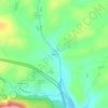 Scotrun topographic map, elevation, terrain