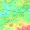 East Oakley topographic map, elevation, terrain