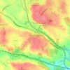 South Anston topographic map, elevation, terrain