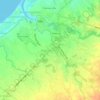 Malainen Bago topographic map, elevation, terrain