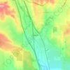 Fountain topographic map, elevation, terrain