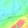 Allscott topographic map, elevation, terrain