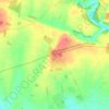 Ready Token topographic map, elevation, terrain