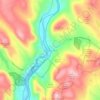 West Cornwall topographic map, elevation, terrain