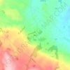 Mokai topographic map, elevation, terrain