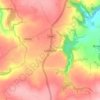 Llantood topographic map, elevation, terrain