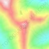 Mount Liebig topographic map, elevation, terrain