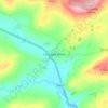 Cerrigydrudion topographic map, elevation, terrain