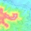 Cerro Santa Ana topographic map, elevation, terrain