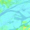 Trotters Island topographic map, elevation, terrain