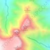 Cathkin Peak topographic map, elevation, terrain